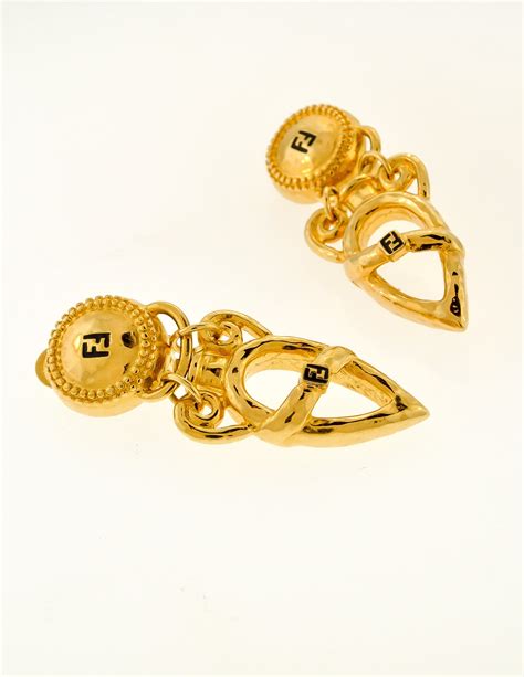 fendi vintage earrings.